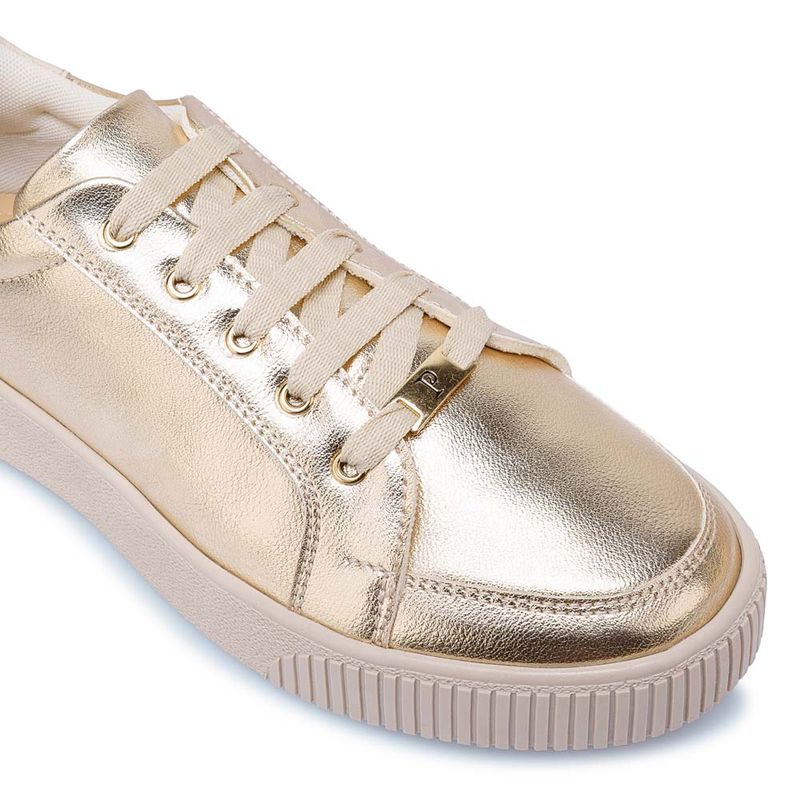 ZAPATILLA-BASICO-CASUAL INFORMAL-MUJER-SINTETICO-PIAZZA-FLAT-2-LIA-2541DORADO -3-
