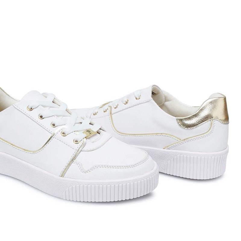 ZAPATILLA-BASICO-CASUAL INFORMAL-MUJER-SINTETICO-PIAZZA-FLAT-2-LIA-2542BLANCO -2-