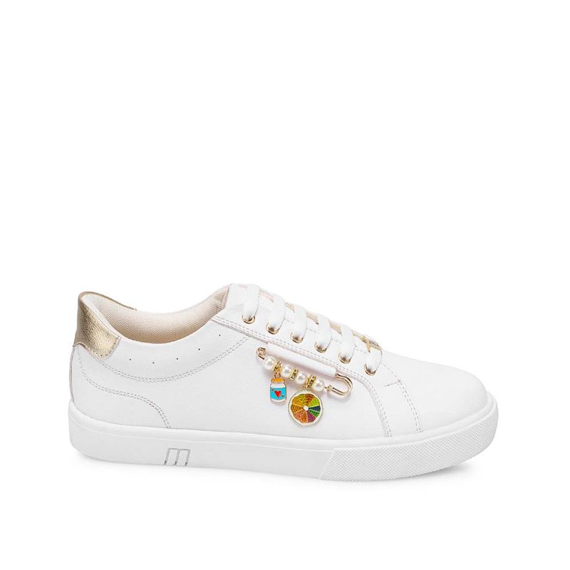 ZAPATILLA-BASICO-CASUAL INFORMAL-MUJER-SINTETICO-PIAZZA-FLAT-2-LIA-2544BLANCO -1-