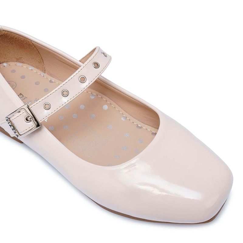 ZAPATO-BALLERINA-CASUAL INFORMAL-NINA-SINTETICO-PIAZZA KIDS-FLAT-1-MADIS-2527HUESO -2-