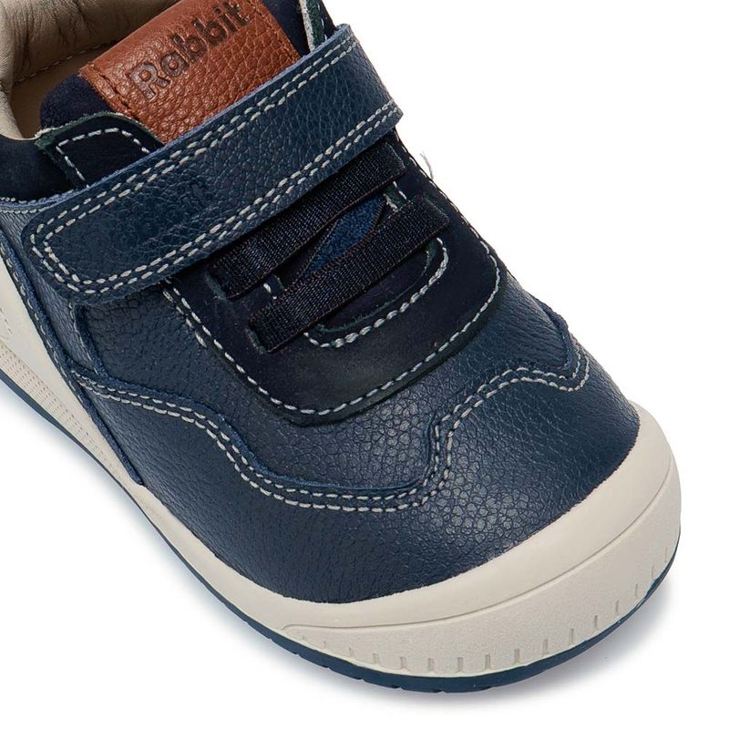 ZAPATO-DERBY-CASUAL INFORMAL-NINO-CUERO-RABBIT-FLAT-2-ALEX-2513AZUL -3-
