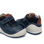 ZAPATO-DERBY-CASUAL INFORMAL-NINO-CUERO-RABBIT-FLAT-2-ALEX-2513AZUL -2-