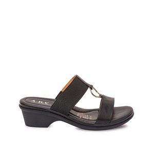 Sandalia Slide Casual ANA-2617 Negro ADV