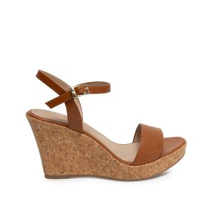 Sandalia D'Orsay Casual ALE-2623 Natural Viale Cuero