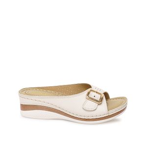 Sandalia Slide Casual ABY-2601 Blanco ADV