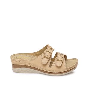 Sandalia Slide Casual ABY-2602 Nuez ADV
