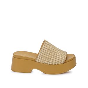 Sandalia Slide Casual ABY-2604 Beige ADV