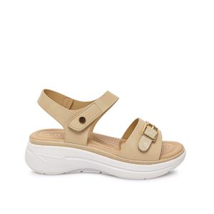 Sandalia Strap Casual ABY-2605 Champagne ADV