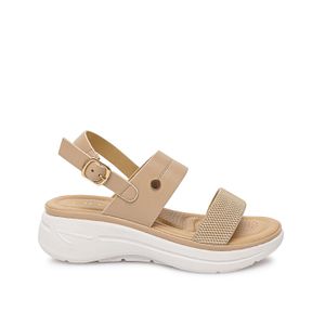 Sandalia Strap Casual ABY-2606 Beige ADV
