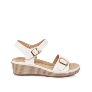 Sandalia D'orsay Casual ANA-2509 Blanco ADV