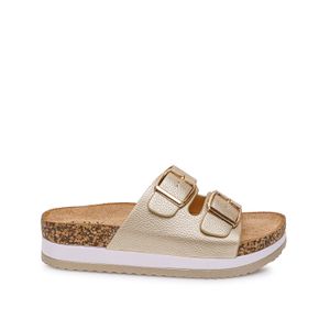 Sandalia Slide Casual ANA-2521 Dorado ADV
