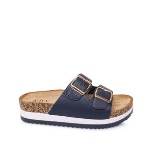 Sandalia Slide Casual ANA-2521 Patrio/Blue ADV