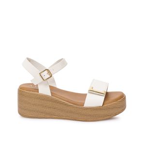 Sandalia D'orsay Casual ANA-2605 Blanco ADV