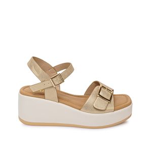 Sandalia D'orsay Casual ANA-2603 Dorado ADV