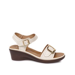 Sandalia D'orsay Casual ANA-2612 Hueso ADV