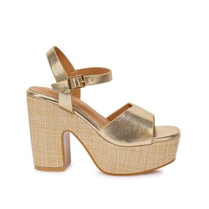 Sandalia D'orsay Casual ANA-2634 Dorado ADV