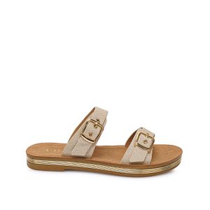 Sandalia Strap Casual CAMI-2605 Hueso ADV