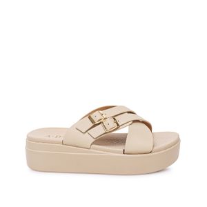 Sandalia D'orsay Casual CAMI-2617 Beige ADV