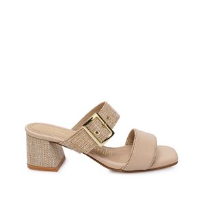 Sandalia D'Orsay Casual DON-2614 Beige Piazza
