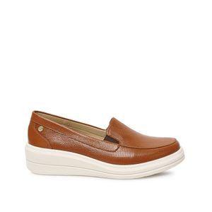 Zapato Slip On Casual WIL-2627 Natural Viale Cuero
