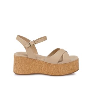 Sandalia D'orsay Casual ALE-2630 Palo/Rosa Viale Cuero