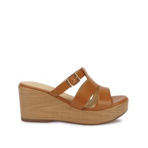 Sandalia Slide Casual LINDA-2613 Cuoio Viale Cuero