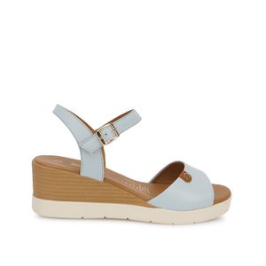 Sandalia D'orsay Casual TASTE-2601 Celeste Viale Cuero