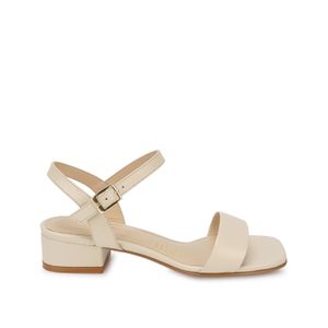 Sandalia D'orsay Casual TATI-2610 Vainilla Viale Cuero