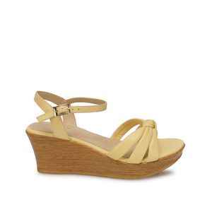 Sandalia D'orsay Casual ECO-2602 Mantequilla Viale Cuero