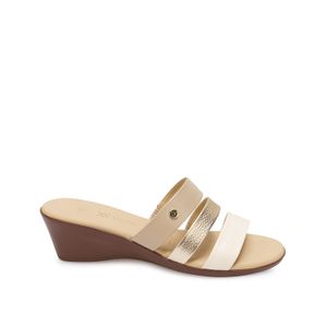 Sandalia Slide Casual LINDA-2604 Palo/Rosa Viale Cuero